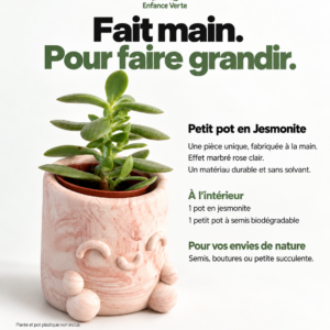 Pot en jesmonite