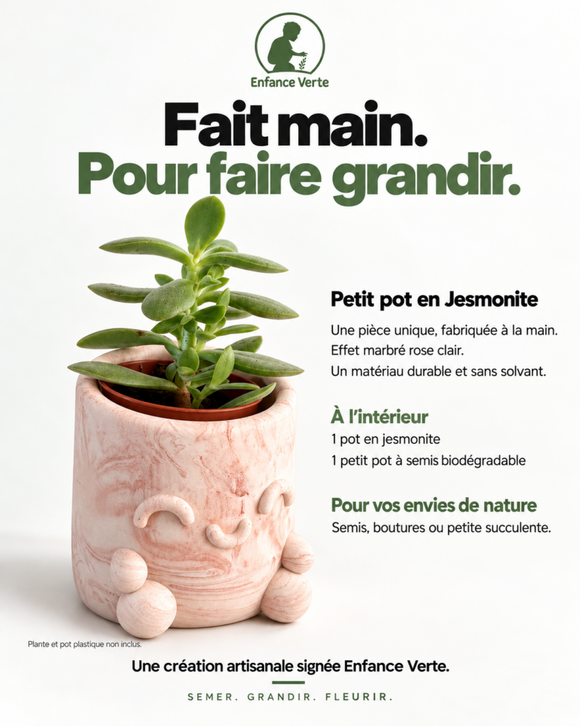 Pot en jesmonite
